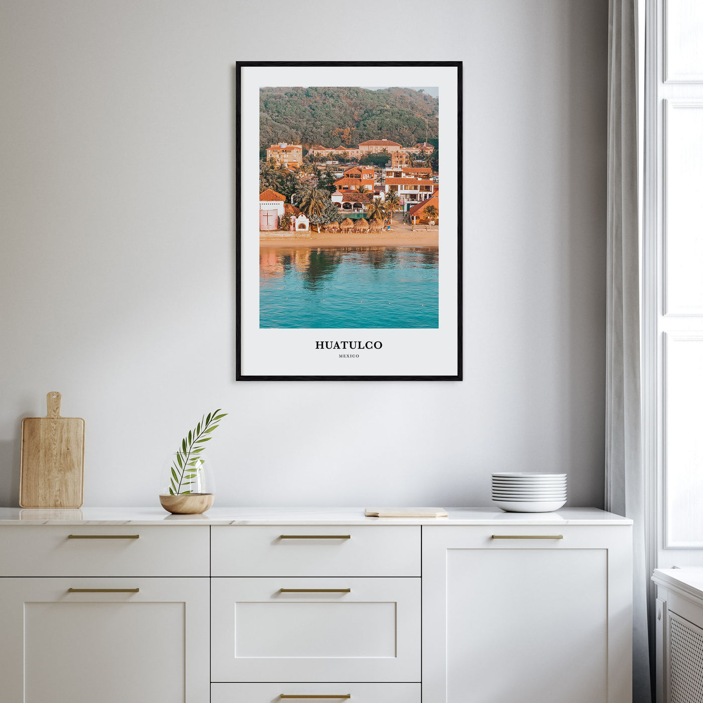 Huatulco Portrait Color Poster