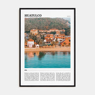 Huatulco Travel Color Poster