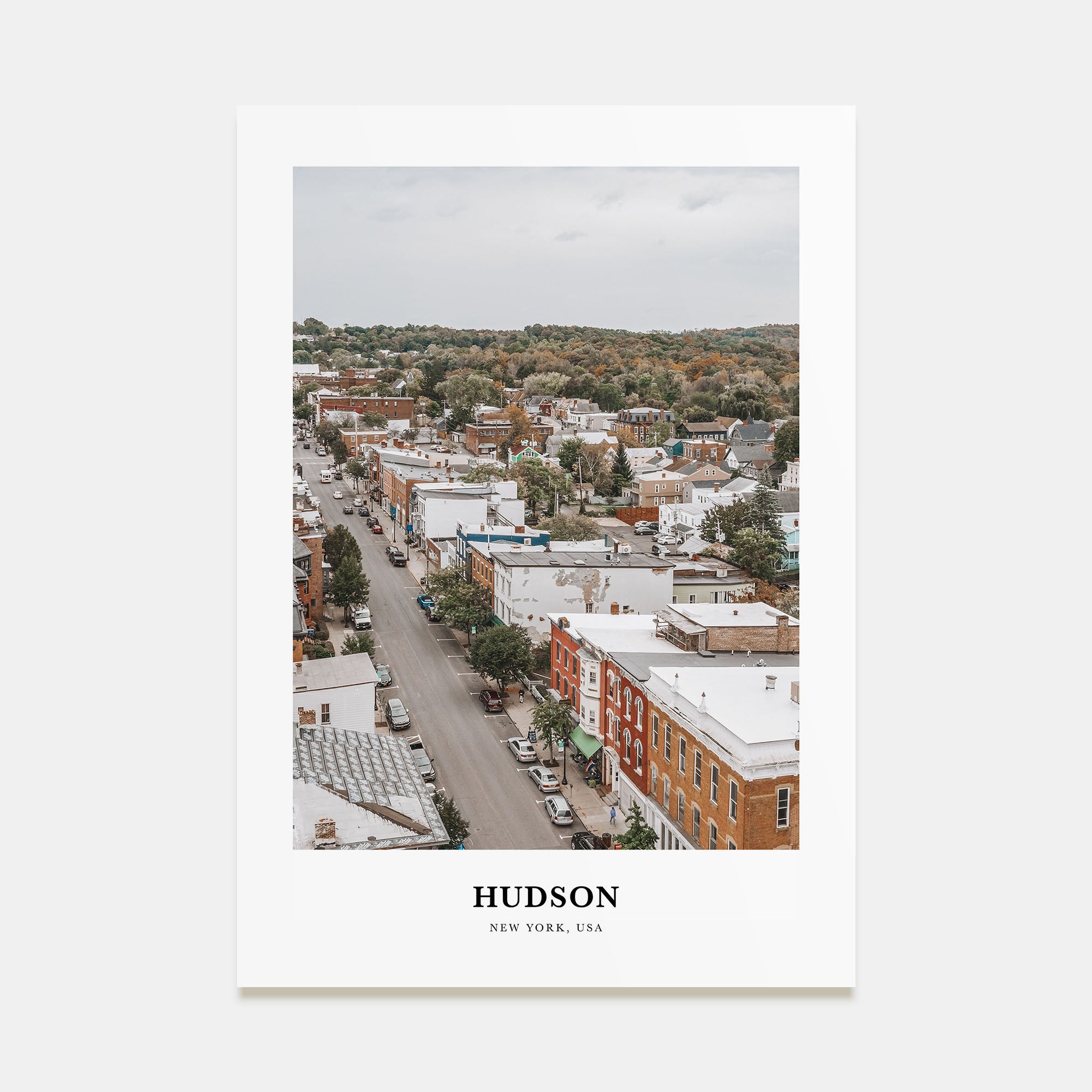 Hudson Portrait Color Poster