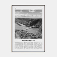 Hudson Valley Travel B&W Poster