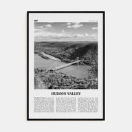Hudson Valley Travel B&W Poster