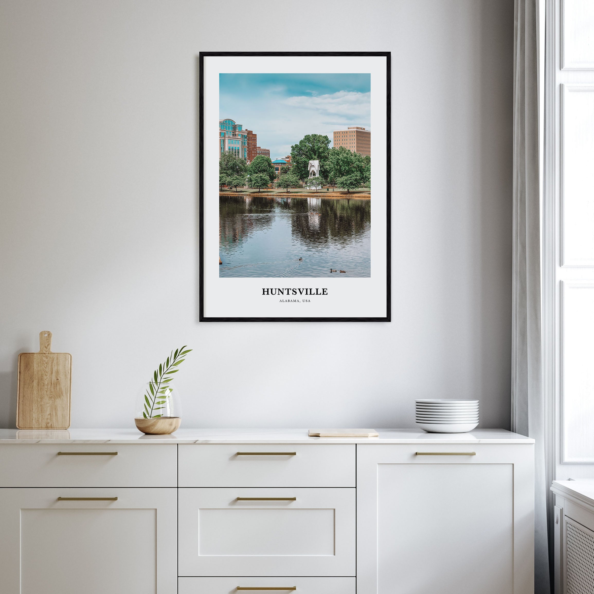 Huntsville Portrait Color Poster