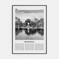 Huntsville Travel B&W Poster