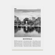 Huntsville Travel B&W Poster