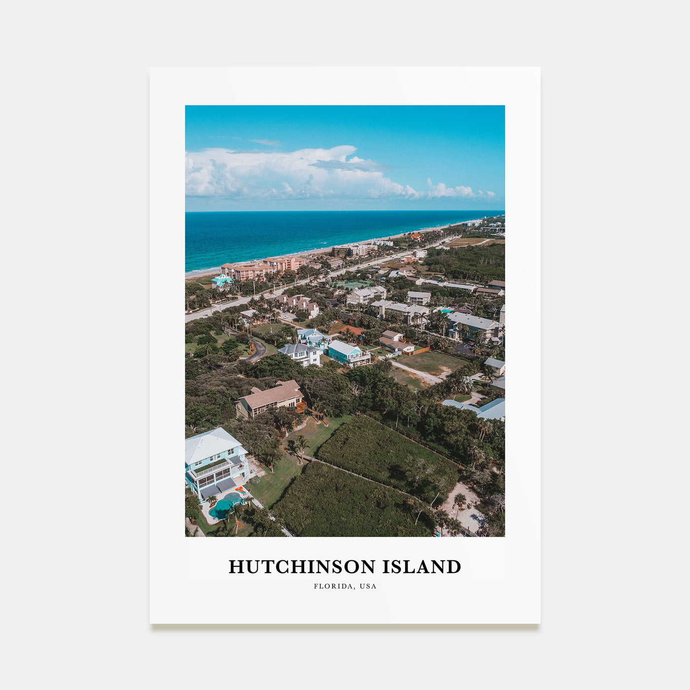 Hutchinson Island Portrait Color Poster