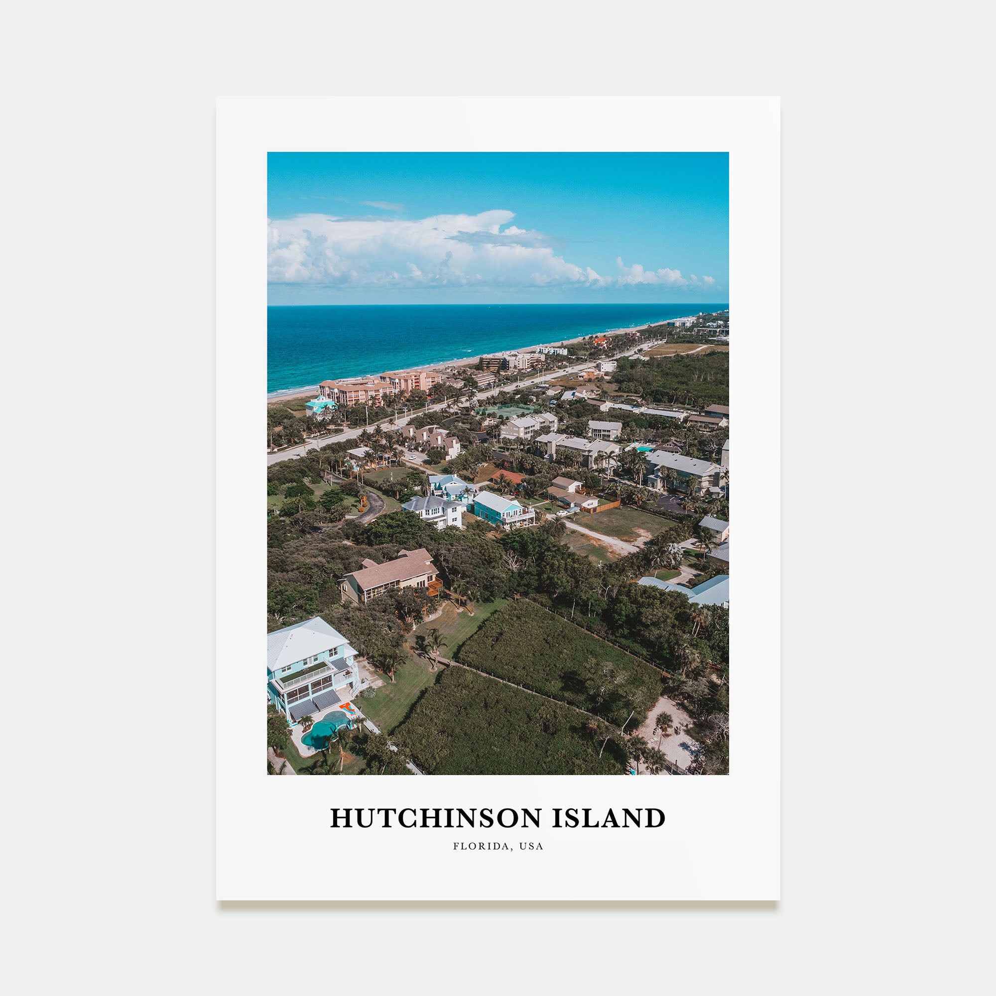 Hutchinson Island Portrait Color Poster