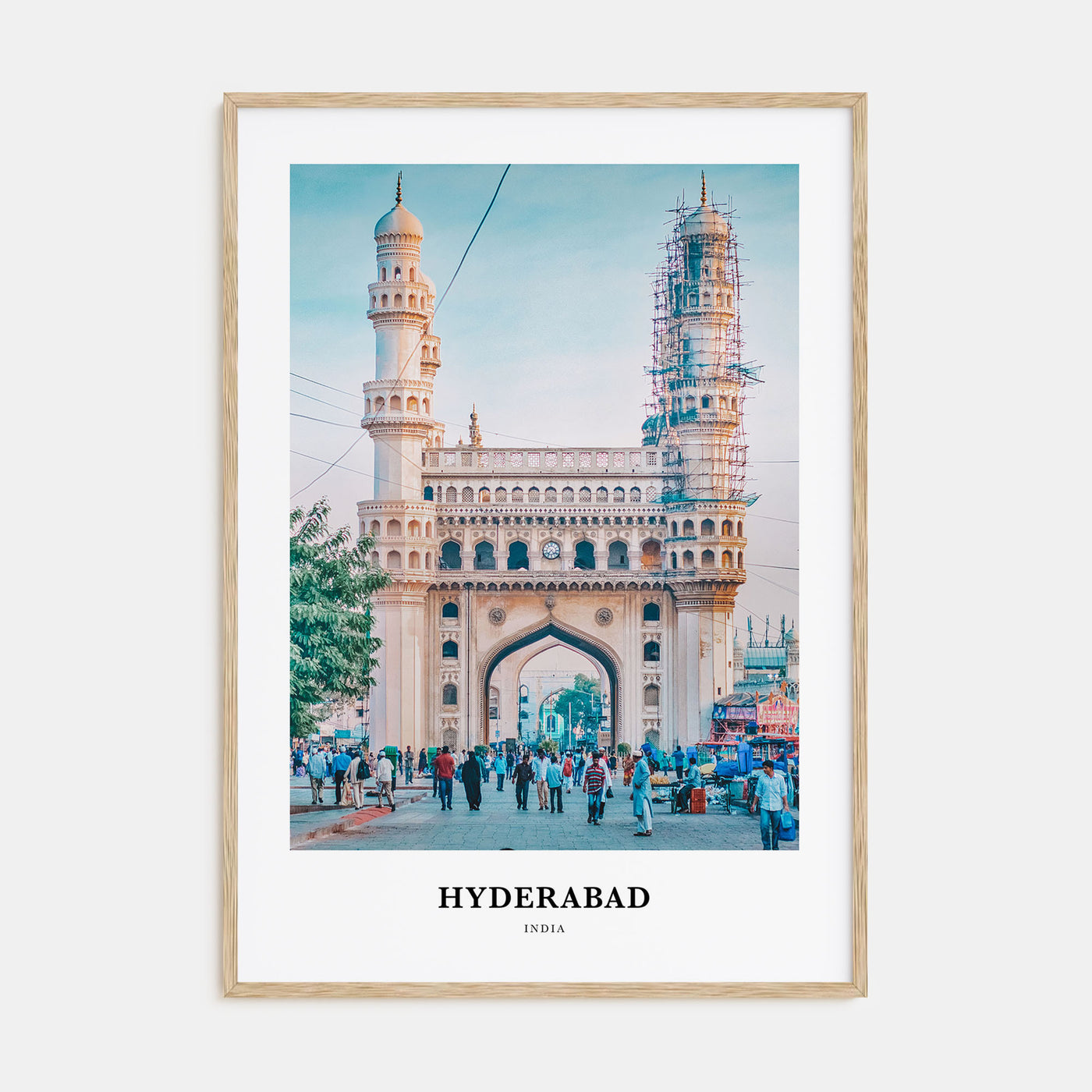 Hyderabad Portrait Color Poster