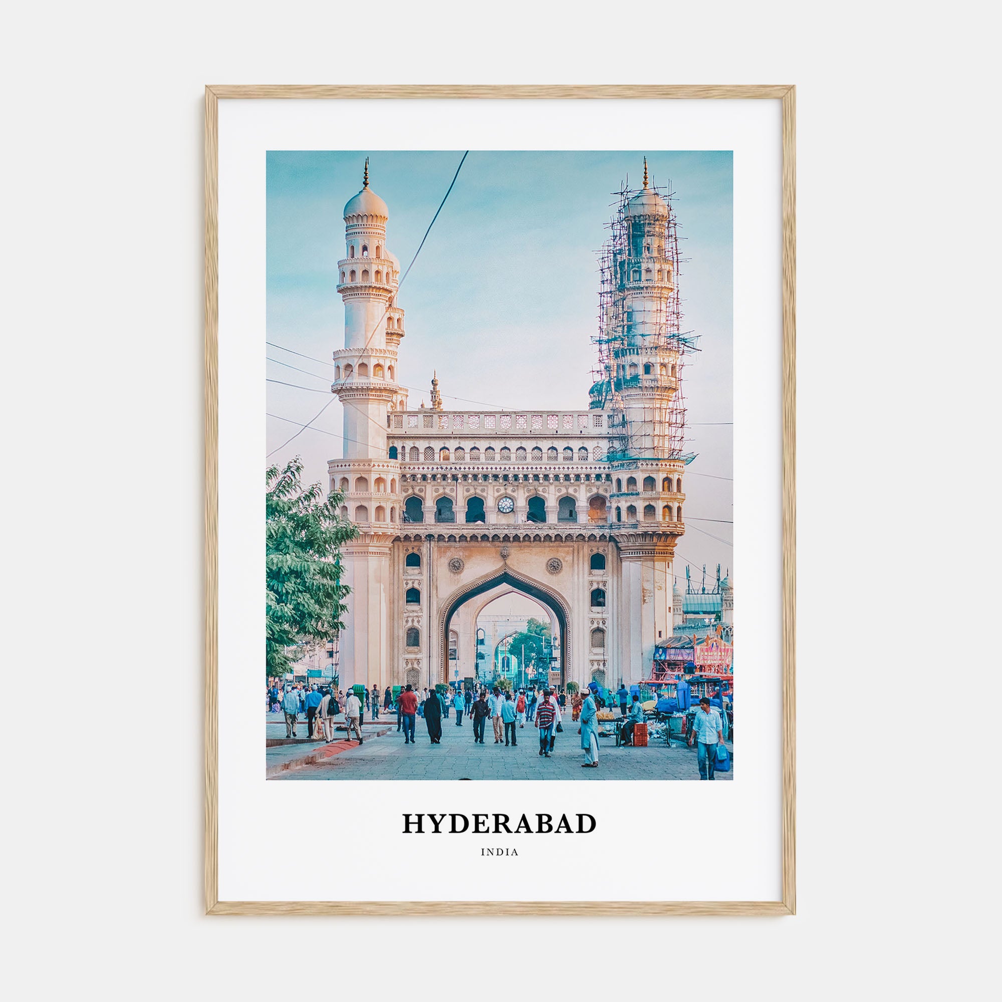 Hyderabad Portrait Color Poster