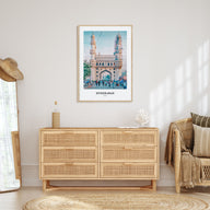 Hyderabad Portrait Color Poster