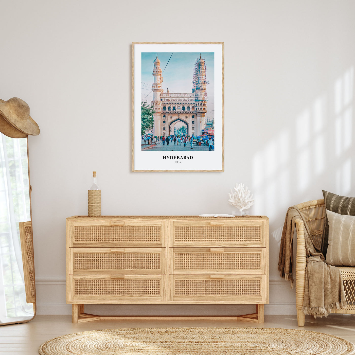 Hyderabad Portrait Color Poster