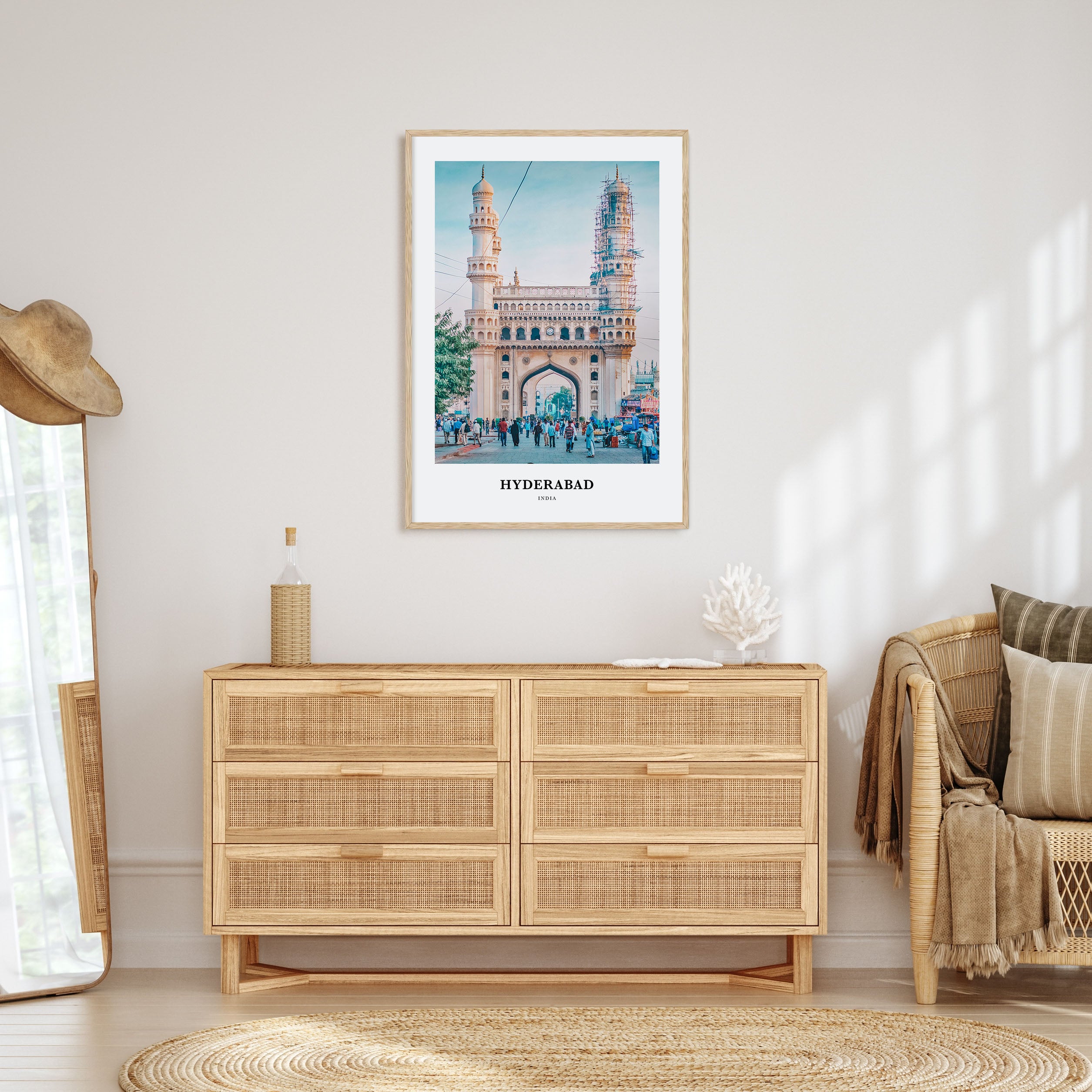 Hyderabad Portrait Color Poster
