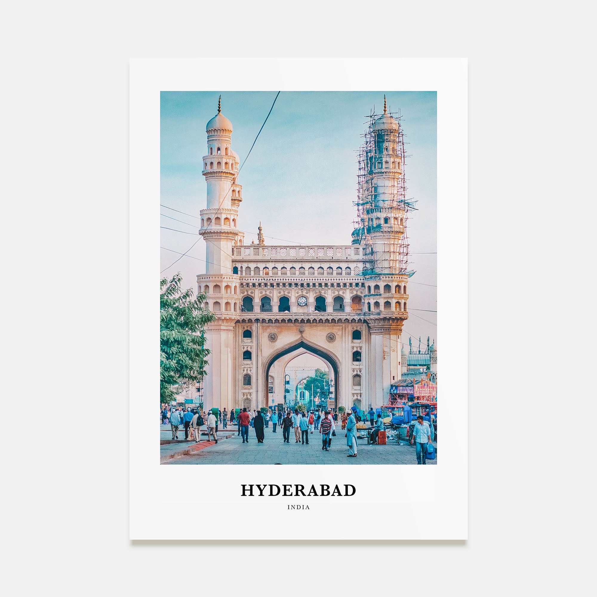 Hyderabad Portrait Color Poster