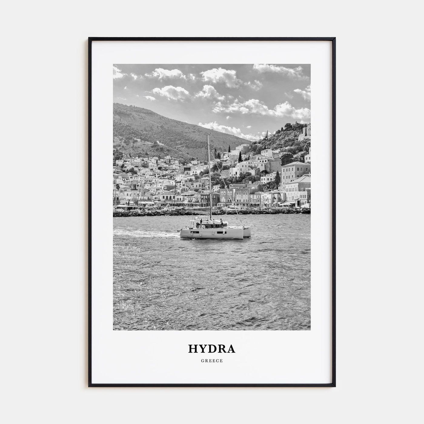 Hydra Portrait B&W Poster