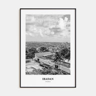 Ibadan Portrait B&W Poster