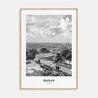 Ibadan Portrait B&W Poster