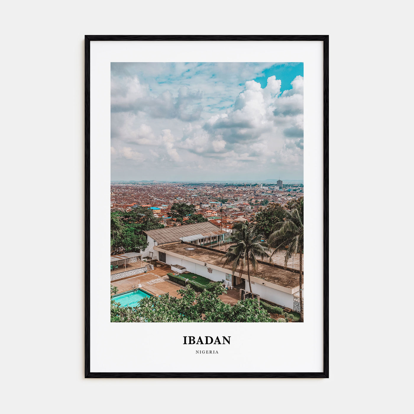 Ibadan Portrait Color Poster