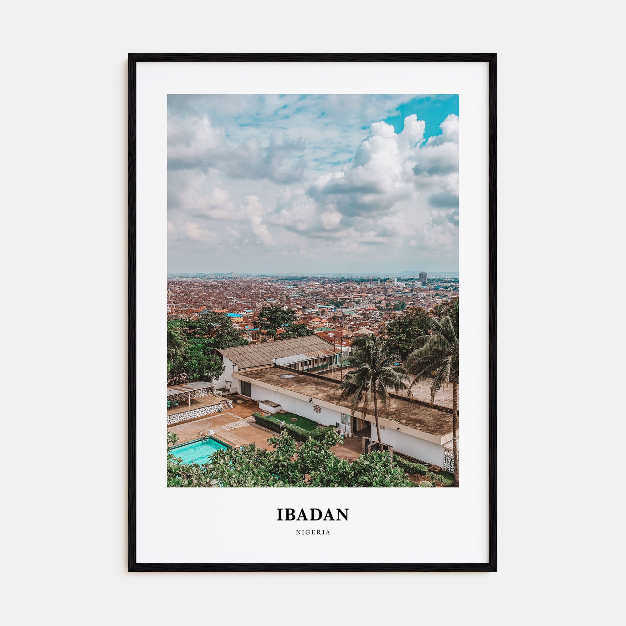 Ibadan Portrait Color Poster