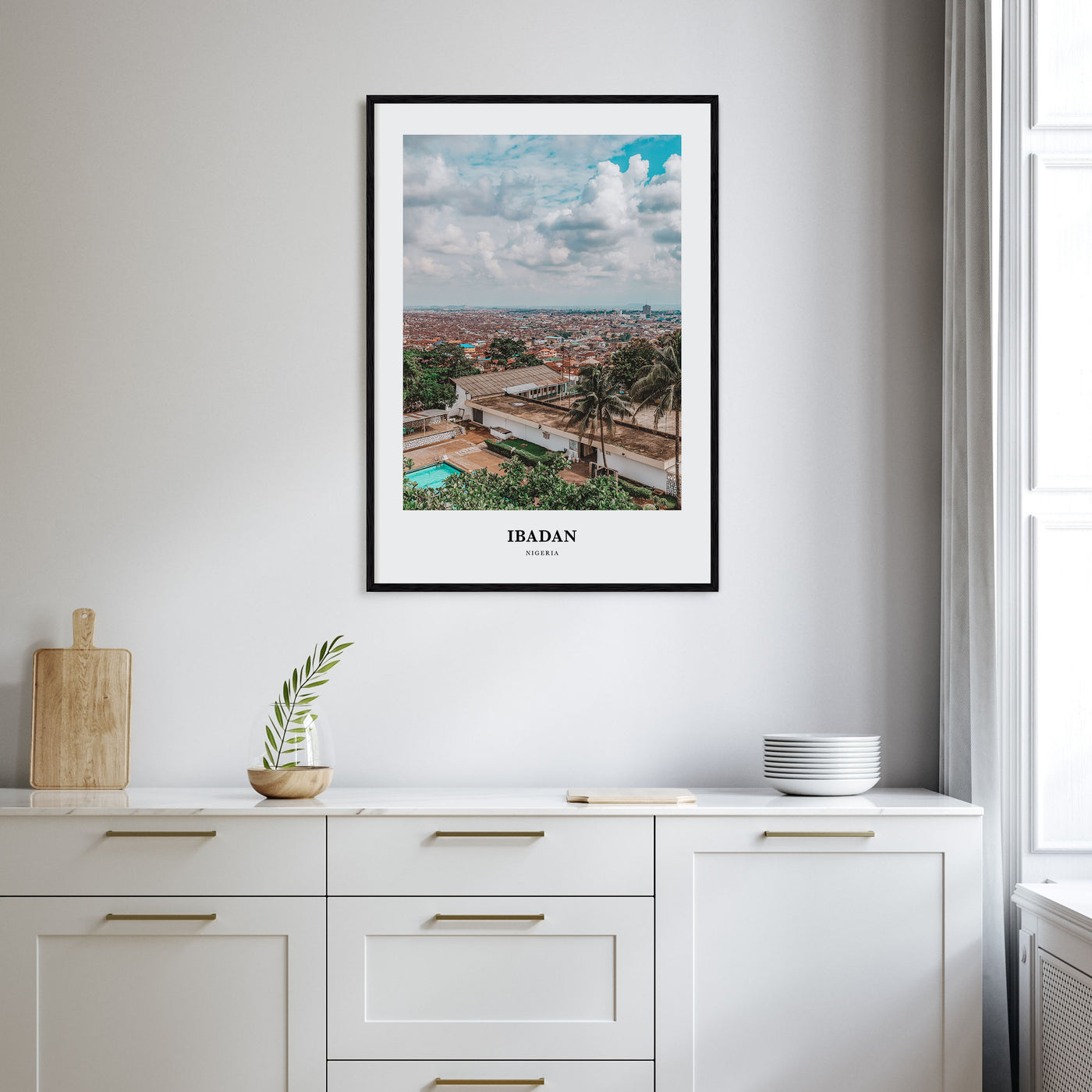 Ibadan Portrait Color Poster