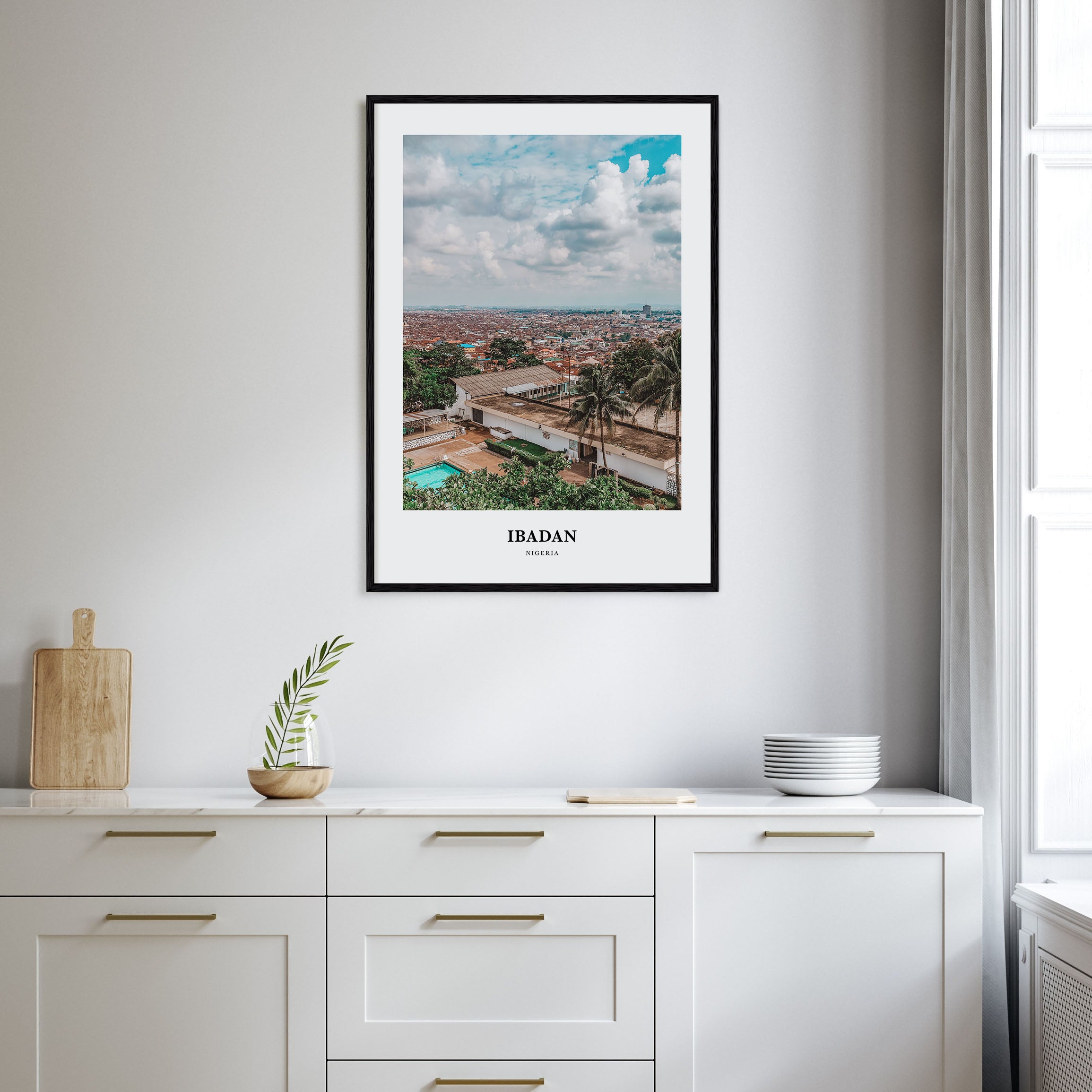 Ibadan Portrait Color Poster