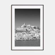 Ibiza Photo B&W Poster