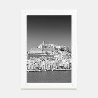 Ibiza Photo B&W Poster