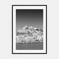Ibiza Photo B&W Poster