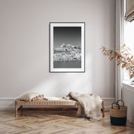Ibiza Photo B&W Poster