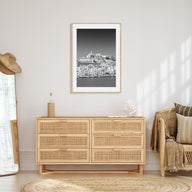 Ibiza Photo B&W Poster