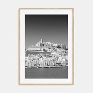 Ibiza Photo B&W Poster