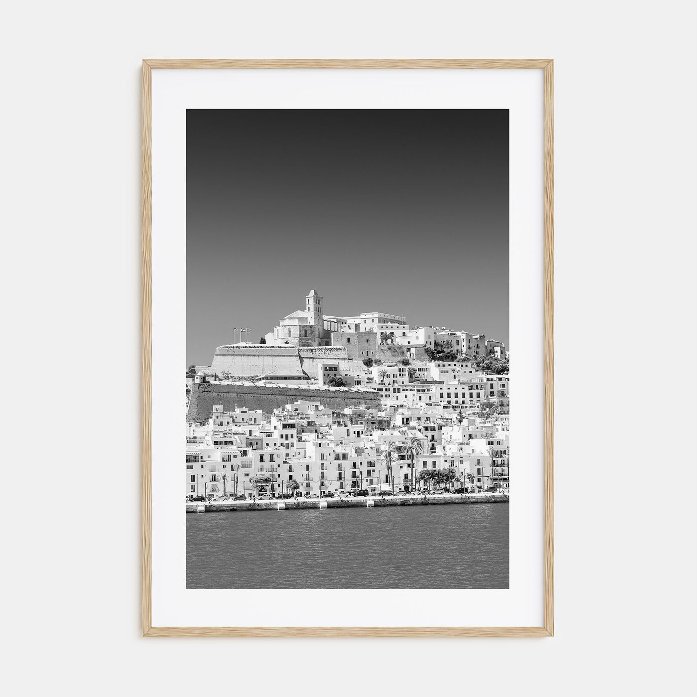 Ibiza Photo B&W Poster
