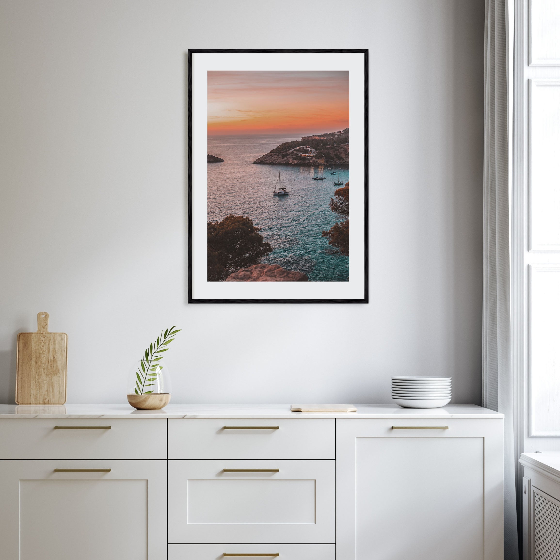 Ibiza Photo Color Poster