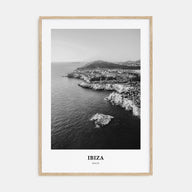 Ibiza Portrait B&W Poster