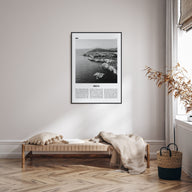 Ibiza Travel B&W Poster