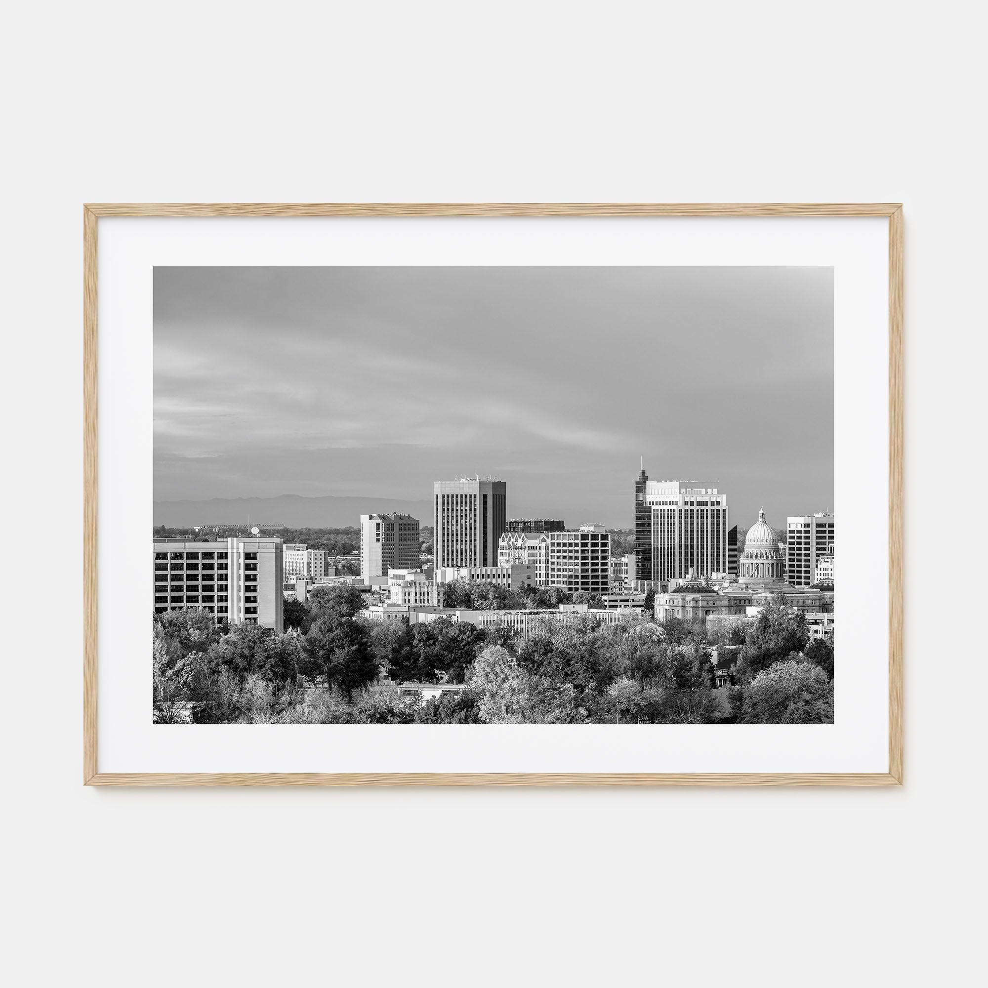 Idaho Landscape B&W Poster
