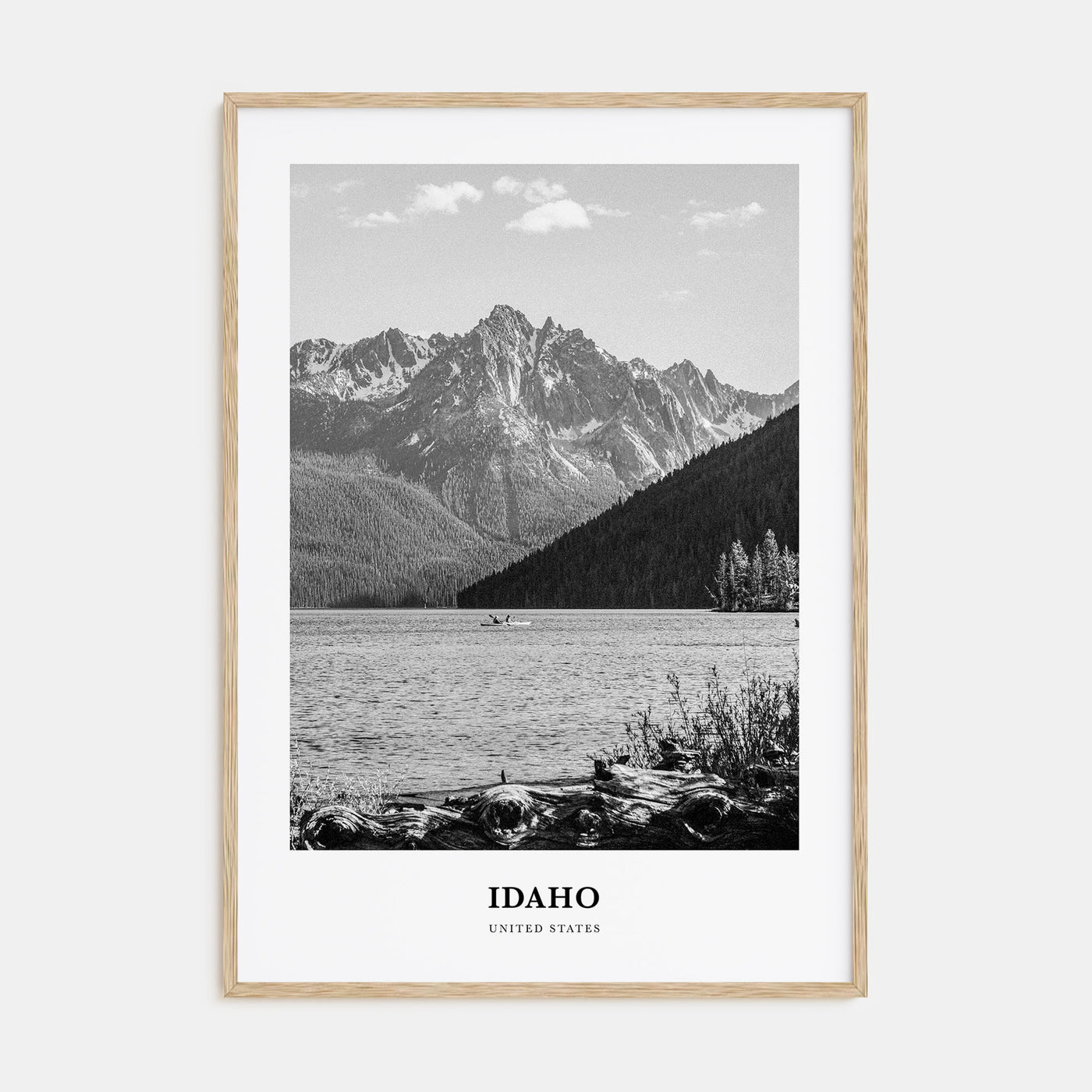 Idaho Portrait B&W No 1 Poster