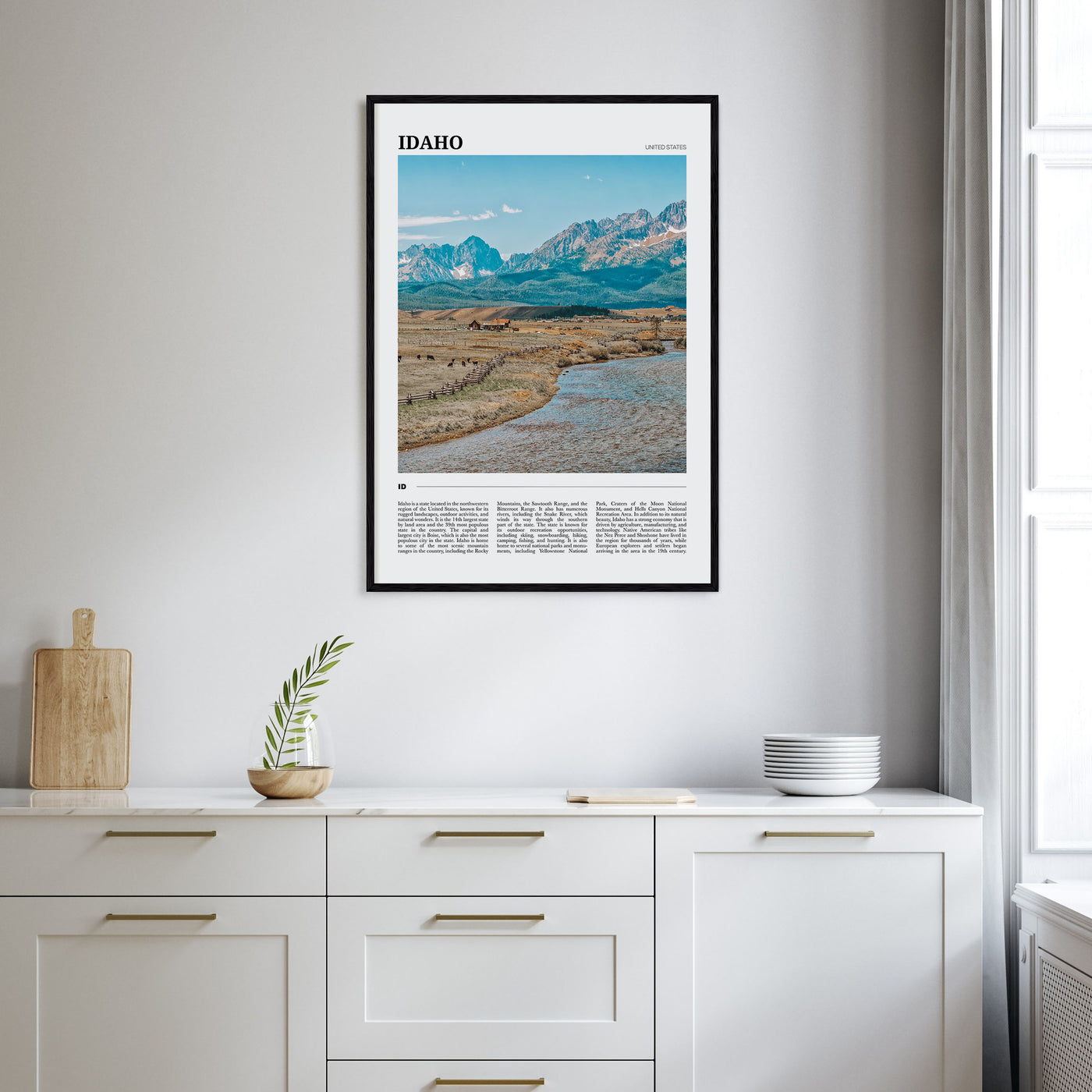 Idaho Travel Color No 2 Poster
