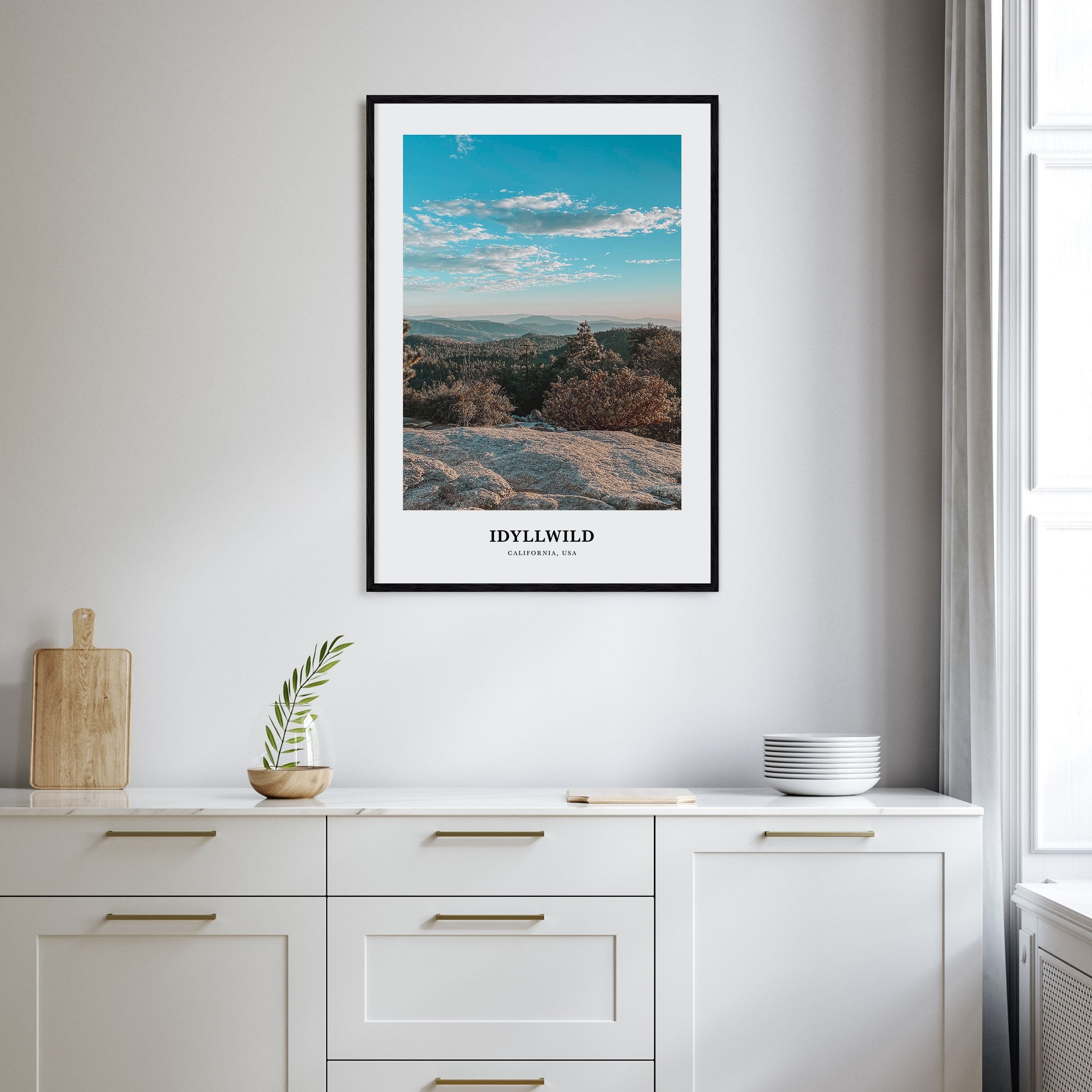 Idyllwild Portrait Color Poster