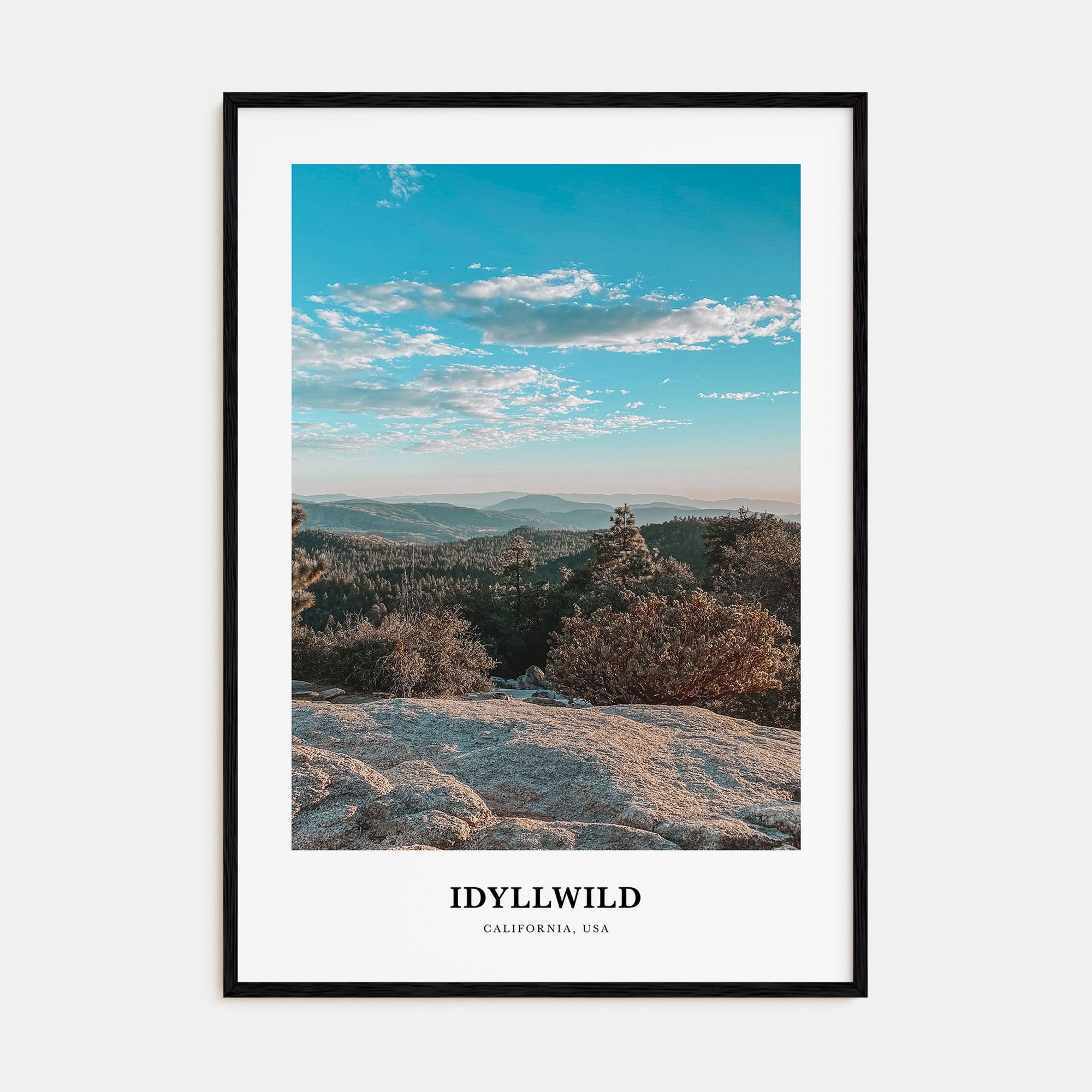 Idyllwild Portrait Color Poster