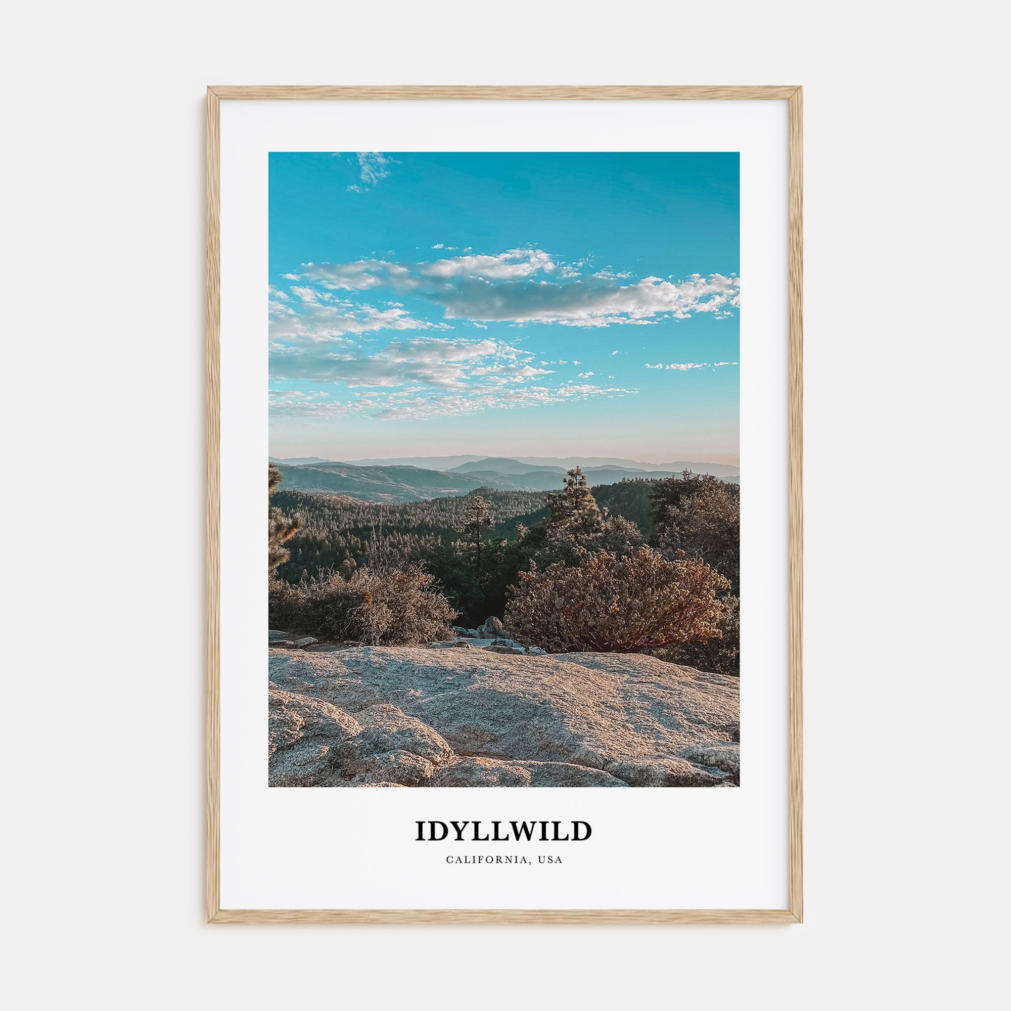 Idyllwild Portrait Color Poster