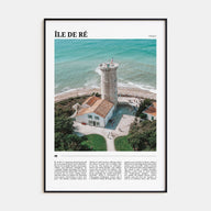 Île de Ré Travel Color Poster