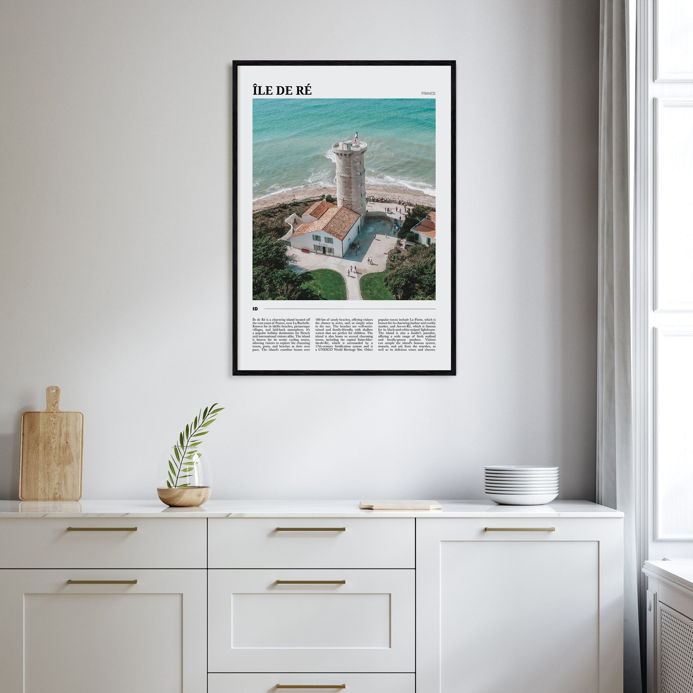 Île de Ré Travel Color Poster