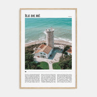 Île de Ré Travel Color Poster