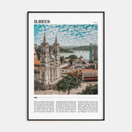Ilheus Travel Color Poster