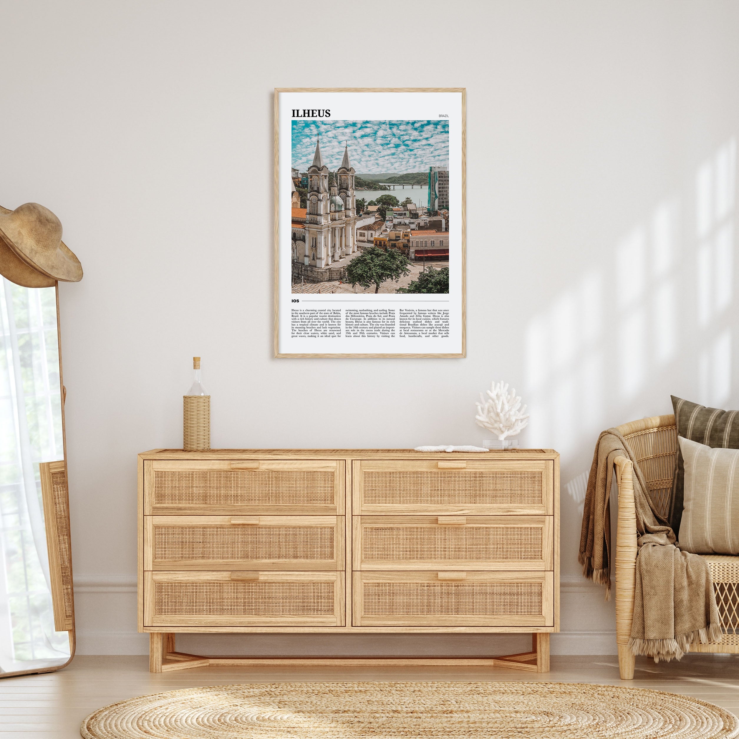 Ilheus Travel Color Poster