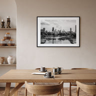 Illinois Landscape B&W Poster