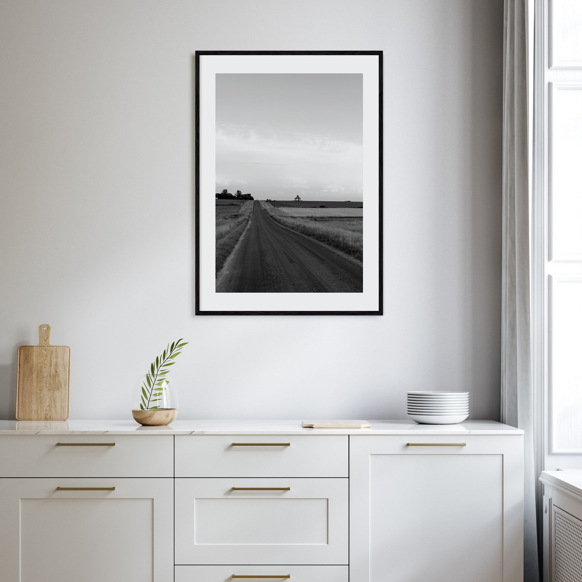 Illinois Photo B&W Poster