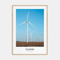Illinois Portrait Color No 1 Poster