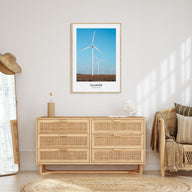 Illinois Portrait Color No 1 Poster