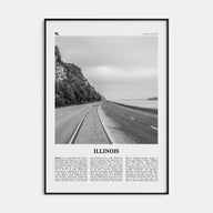 Illinois Travel B&W No 1 Poster