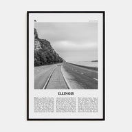 Illinois Travel B&W No 1 Poster